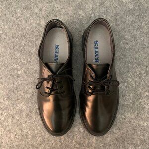 Bates Vibram 00679 Women’s Black Leather Lace Up Oxford Shoes